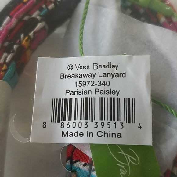 Vera Bradley Key Id Breakaway Lanyard - Picture 3 of 3